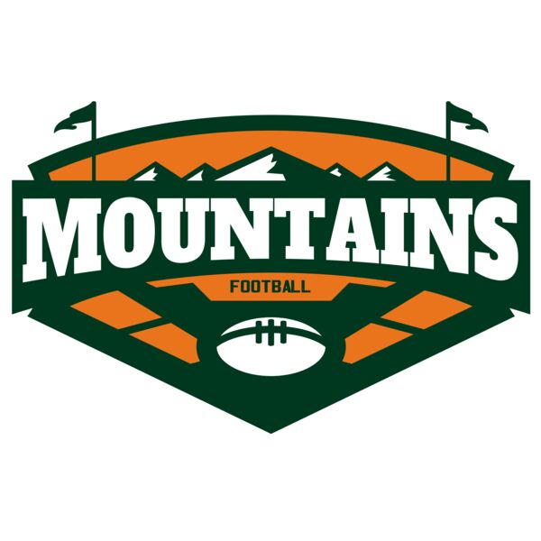 Mountains Football logo template 02 Thumbnail