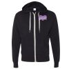 Unisex Heathered French Terry Full-Zip Hooded Sweatshirt Thumbnail