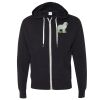 Unisex Heathered French Terry Full-Zip Hooded Sweatshirt Thumbnail