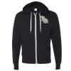 Unisex Heathered French Terry Full-Zip Hooded Sweatshirt Thumbnail