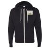 Unisex Heathered French Terry Full-Zip Hooded Sweatshirt Thumbnail