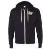 Unisex Heathered French Terry Full-Zip Hooded Sweatshirt Thumbnail