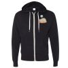 Unisex Heathered French Terry Full-Zip Hooded Sweatshirt Thumbnail