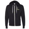 Unisex Heathered French Terry Full-Zip Hooded Sweatshirt Thumbnail