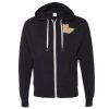 Unisex Heathered French Terry Full-Zip Hooded Sweatshirt Thumbnail