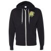 Unisex Heathered French Terry Full-Zip Hooded Sweatshirt Thumbnail