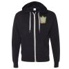 Unisex Heathered French Terry Full-Zip Hooded Sweatshirt Thumbnail