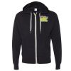 Unisex Heathered French Terry Full-Zip Hooded Sweatshirt Thumbnail