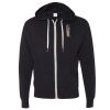 Unisex Heathered French Terry Full-Zip Hooded Sweatshirt Thumbnail