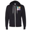 Unisex Heathered French Terry Full-Zip Hooded Sweatshirt Thumbnail