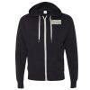 Unisex Heathered French Terry Full-Zip Hooded Sweatshirt Thumbnail