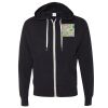 Unisex Heathered French Terry Full-Zip Hooded Sweatshirt Thumbnail