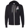 Unisex Heathered French Terry Full-Zip Hooded Sweatshirt Thumbnail