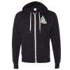Unisex Heathered French Terry Full-Zip Hooded Sweatshirt Thumbnail