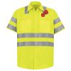 Men's High Visibility Safety Short Sleeve Work Shirt Thumbnail