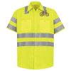 Men's High Visibility Safety Short Sleeve Work Shirt Thumbnail