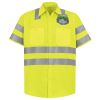 Men's High Visibility Safety Short Sleeve Work Shirt Thumbnail