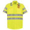 Men's High Visibility Safety Short Sleeve Work Shirt Thumbnail