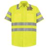 Men's High Visibility Safety Short Sleeve Work Shirt Thumbnail