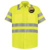 Men's High Visibility Safety Short Sleeve Work Shirt Thumbnail