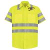Men's High Visibility Safety Short Sleeve Work Shirt Thumbnail