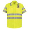 Men's High Visibility Safety Short Sleeve Work Shirt Thumbnail