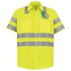 Men's High Visibility Safety Short Sleeve Work Shirt Thumbnail