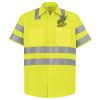 Men's High Visibility Safety Short Sleeve Work Shirt Thumbnail