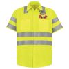 Men's High Visibility Safety Short Sleeve Work Shirt Thumbnail