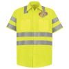 Men's High Visibility Safety Short Sleeve Work Shirt Thumbnail