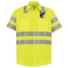Men's High Visibility Safety Short Sleeve Work Shirt Thumbnail