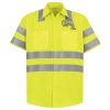 Men's High Visibility Safety Short Sleeve Work Shirt Thumbnail