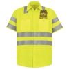 Men's High Visibility Safety Short Sleeve Work Shirt Thumbnail