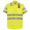 Men's High Visibility Safety Short Sleeve Work Shirt Thumbnail