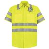Men's High Visibility Safety Short Sleeve Work Shirt Thumbnail