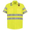 Men's High Visibility Safety Short Sleeve Work Shirt Thumbnail