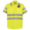 Men's High Visibility Safety Short Sleeve Work Shirt Thumbnail