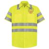 Men's High Visibility Safety Short Sleeve Work Shirt Thumbnail