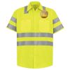 Men's High Visibility Safety Short Sleeve Work Shirt Thumbnail