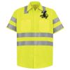 Men's High Visibility Safety Short Sleeve Work Shirt Thumbnail