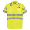 Men's High Visibility Safety Short Sleeve Work Shirt Thumbnail