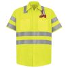 Men's High Visibility Safety Short Sleeve Work Shirt Thumbnail