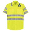Men's High Visibility Safety Short Sleeve Work Shirt Thumbnail