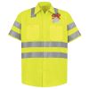 Men's High Visibility Safety Short Sleeve Work Shirt Thumbnail