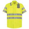 Men's High Visibility Safety Short Sleeve Work Shirt Thumbnail