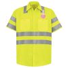 Men's High Visibility Safety Short Sleeve Work Shirt Thumbnail