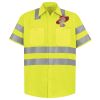 Men's High Visibility Safety Short Sleeve Work Shirt Thumbnail