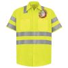 Men's High Visibility Safety Short Sleeve Work Shirt Thumbnail