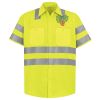 Men's High Visibility Safety Short Sleeve Work Shirt Thumbnail
