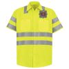 Men's High Visibility Safety Short Sleeve Work Shirt Thumbnail